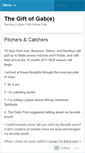 Mobile Screenshot of gabesgift.wordpress.com