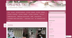 Desktop Screenshot of dalijaljutic.wordpress.com