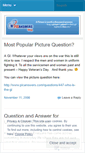 Mobile Screenshot of picanswers.wordpress.com