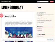 Tablet Screenshot of livinginguat.wordpress.com