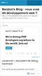 Mobile Screenshot of benjion.wordpress.com