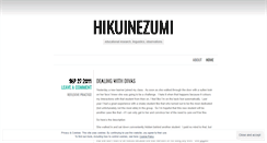Desktop Screenshot of hikuinezumi.wordpress.com