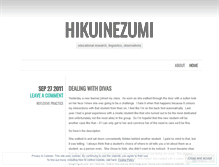 Tablet Screenshot of hikuinezumi.wordpress.com