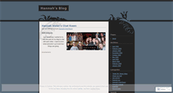 Desktop Screenshot of hannahviolet.wordpress.com