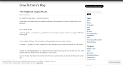 Desktop Screenshot of dstclaire.wordpress.com