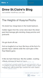 Mobile Screenshot of dstclaire.wordpress.com