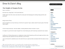 Tablet Screenshot of dstclaire.wordpress.com