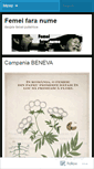 Mobile Screenshot of femeifaranume.wordpress.com