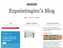 Tablet Screenshot of ezpaintinginc.wordpress.com