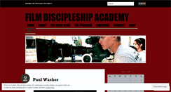 Desktop Screenshot of filmdiscipleship.wordpress.com