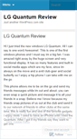 Mobile Screenshot of lgquantumreview.wordpress.com