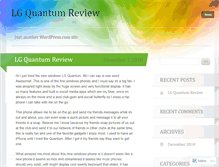 Tablet Screenshot of lgquantumreview.wordpress.com