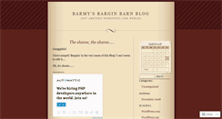 Desktop Screenshot of barmysbarginbarnblog.wordpress.com