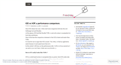 Desktop Screenshot of frenchdog.wordpress.com