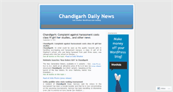 Desktop Screenshot of chandigarhdailynews.wordpress.com