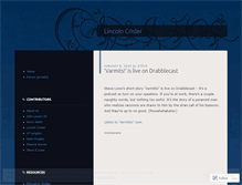 Tablet Screenshot of lcrisler.wordpress.com