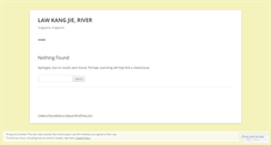Desktop Screenshot of lawkangjie.wordpress.com