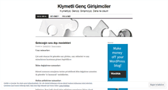 Desktop Screenshot of kiymetli.wordpress.com