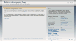Desktop Screenshot of fabianxdcampos.wordpress.com
