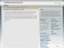 Tablet Screenshot of fabianxdcampos.wordpress.com