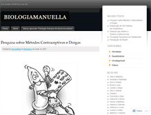 Tablet Screenshot of biologiamanuella.wordpress.com