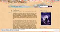 Desktop Screenshot of hismoonfairy.wordpress.com