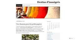 Desktop Screenshot of destinsdimmigres.wordpress.com