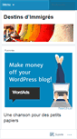 Mobile Screenshot of destinsdimmigres.wordpress.com