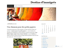 Tablet Screenshot of destinsdimmigres.wordpress.com