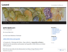 Tablet Screenshot of lusand.wordpress.com