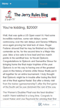 Mobile Screenshot of jerryrules.wordpress.com