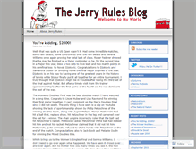 Tablet Screenshot of jerryrules.wordpress.com