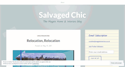 Desktop Screenshot of magpieinteriors.wordpress.com