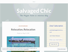 Tablet Screenshot of magpieinteriors.wordpress.com