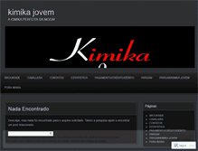 Tablet Screenshot of kimikajovem.wordpress.com