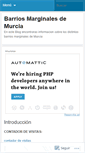Mobile Screenshot of barriosmarginalesmurcia.wordpress.com