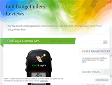 Tablet Screenshot of golfrangefindersreviews.wordpress.com