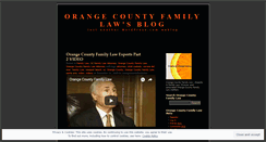 Desktop Screenshot of orangecountyfamilylaw.wordpress.com