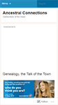 Mobile Screenshot of ancestralconnect.wordpress.com