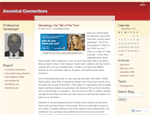 Tablet Screenshot of ancestralconnect.wordpress.com