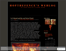 Tablet Screenshot of hopthefence.wordpress.com