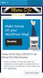 Mobile Screenshot of metrodjs.wordpress.com