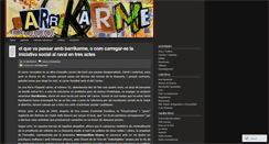 Desktop Screenshot of barrikarme.wordpress.com