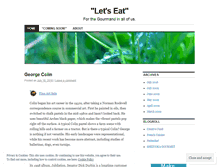 Tablet Screenshot of gourmandgourmet.wordpress.com