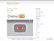 Tablet Screenshot of distinctinteriors.wordpress.com