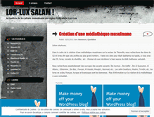 Tablet Screenshot of lorluxsalam.wordpress.com
