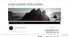 Desktop Screenshot of luisaquiereadelgazar.wordpress.com