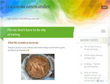 Tablet Screenshot of craniumcommander.wordpress.com