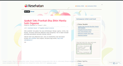 Desktop Screenshot of kesehatan1.wordpress.com