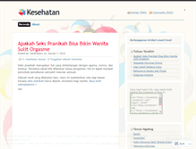 Tablet Screenshot of kesehatan1.wordpress.com